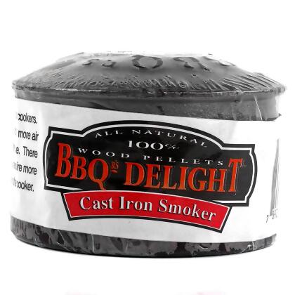 Cast Iron Smoker Pot Wood Pellet Smoke BBQ Grill Barbecue BBQrs Delight 