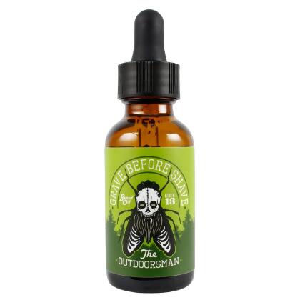 Grave Before Shave Beard & Mustache Oil Conditioner Outdoorsman Blend 1 Fl Oz 