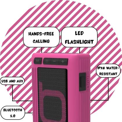 Bumpboxx Retro Pager Beeper Portable Bluetooth Speaker Pink Original Color alternate image