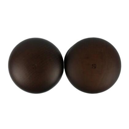 CrushGrind Lyon Salt and Pepper Spice Mill Ceramic Grinder Set of 2 Brown 10cm alternate image