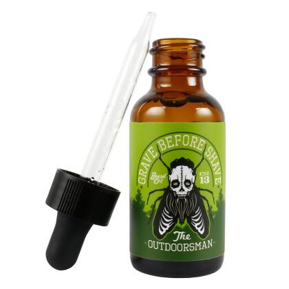Grave Before Shave Beard & Mustache Oil Conditioner Outdoorsman Blend 1 Fl Oz alternate image