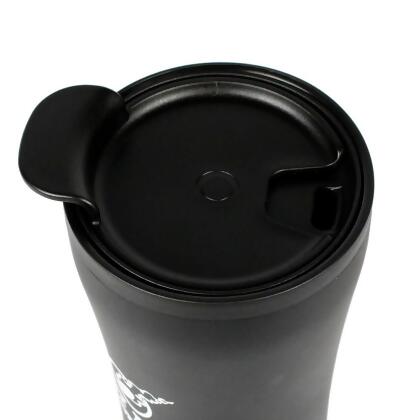 Ruby Brew Valhalla Cork Bottom Travel Tumbler Swivel Splash Proof Lid Black 16oz alternate image