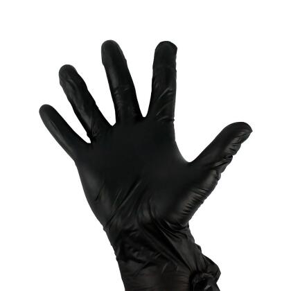Nitrile Disposable Gloves Powder and Latex Free Food Grade Medium Box of 100 alternate image