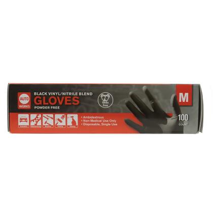 Nitrile Disposable Gloves Powder and Latex Free Food Grade Medium Box of 100 alternate image