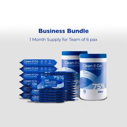 Business Bundle - 75% Alcohol Classic Wipes 