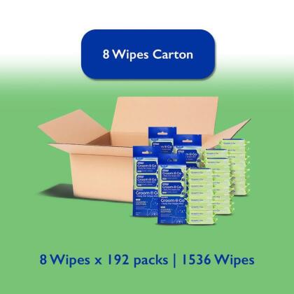 [Carton] Pet Wipes - 8 Wipes (Bundle of 8) - 192 Packs 