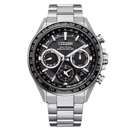 CITIZEN Eco-Drive 優雅時尚GPS萬年曆鈦金屬計時腕錶-44.3mm-CC4015-51E 