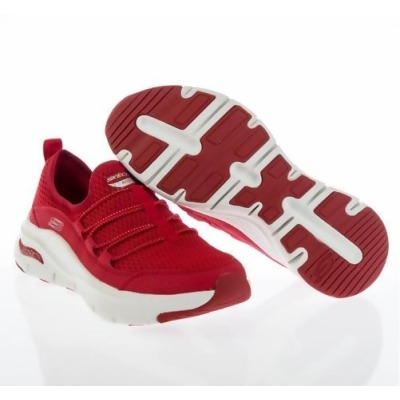 SKECHERS ARCH FIT 女款紅色運動休閒鞋-149056RED 