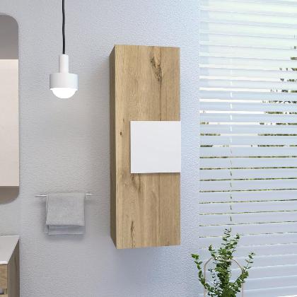Magna Linen Cabinet, Three Shelves, Four Drawers alternate image