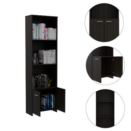 Patagonia Bookcase, Three Shelves, Double Door Cabinet alternate image