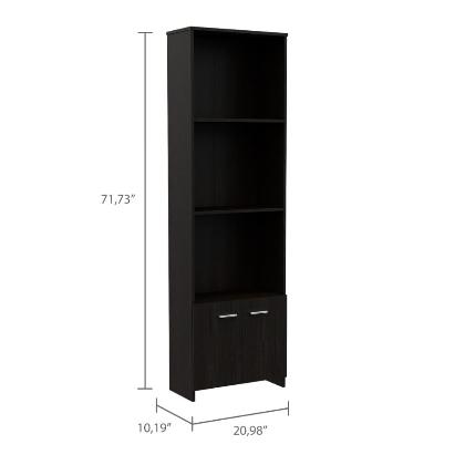 Patagonia Bookcase, Three Shelves, Double Door Cabinet alternate image