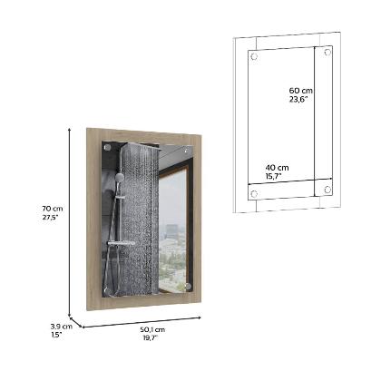 Siena Bathroom Mirror, Frame, Looking Glass alternate image