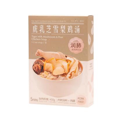 Tiger Milk Mushroom & Pear Chicken Soup 
