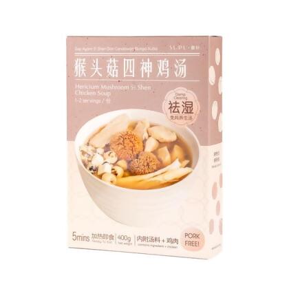 Hericium Mushroom Si Shen Chicken Soup 