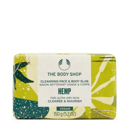 【THE BODY SHOP】大麻籽密集修護臉部&身體活膚皂-150G