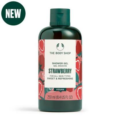【THE BODY SHOP】草莓嫩白沐浴膠-250ML