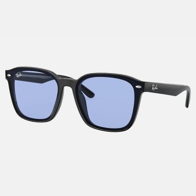 【GLORIA】Ray Ban｜RB4392D-601/80 方形膠框藍色太陽眼鏡 