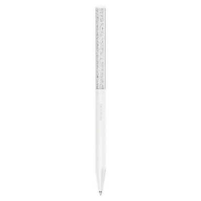 【Swarovski 施華洛世奇】Crystal Shimmer 圓珠筆 (八邊形 白色 白色漆面) 
