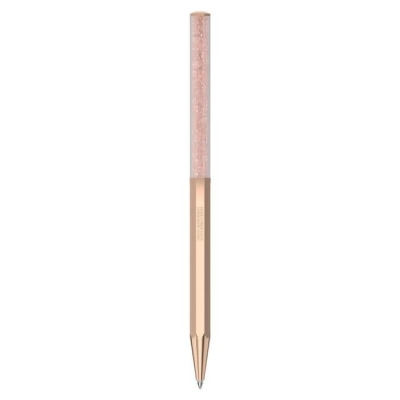 【Swarovski 施華洛世奇】Crystal Shimmer 圓珠筆 (八邊形 玫瑰金色調 鍍玫瑰金色調) 