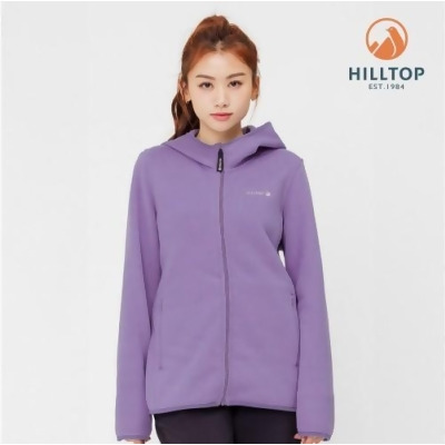 【hilltop山頂鳥】保暖刷毛連帽外套 女款 紫｜PH22XF07ECJ0 