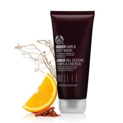 【THE BODY SHOP】ARBER身體&頭髮清潔露-200ML 