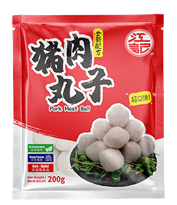 JIANG JI PORK MEAT BALL 江记猪肉小丸子 200GM 