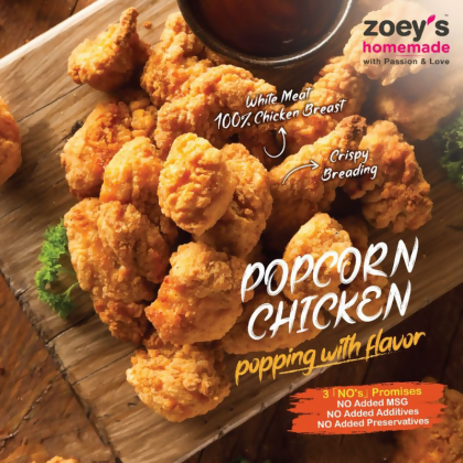 Zoey's Homemade Crispy Popcorn Chicken | 脆皮爆米花鸡 (1pkt = 500g±) 