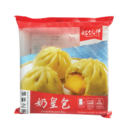 Best Partner Custard Steamed Bun | 奶皇包 320g± (1pkt = 4pcs) 