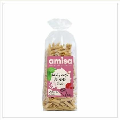 Amisa 100% 全穀糙米（筆管）麵 