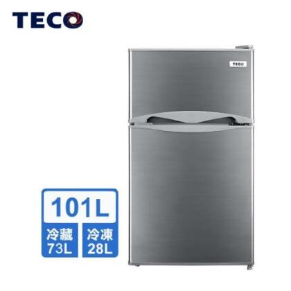 【TECO 東元】101公升 一級能效雙門冰箱 R1011S - 