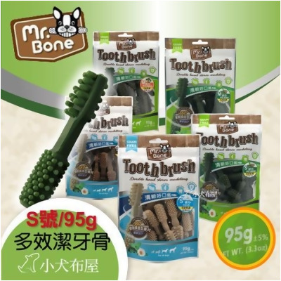 【Mr.Bone】犬寶清新好口氣《多效潔牙骨 S號/95g》超高肉含量 無穀無澱粉 含蛋白質 益生菌 保護腸胃 - 