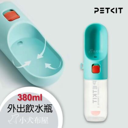 PETKIT佩奇｜寵物外出飲水瓶 380ml(2色可選) - 綠色