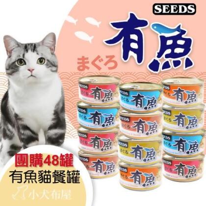 【團購48罐】SEEDS聖萊西《HAVE FISH 有魚貓餐罐系列 170g》貓奴最愛份量滿滿 貓罐頭(限宅配!) - 隨機馬上出 