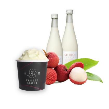 ★貴妃微醺★【冰獨】無添加·gelato 純手工義式冰淇淋｜荔枝佐奶酒vs可爾必思乳酸菌 獨享杯/100ml 砥家啦 - 荔枝奶酒口味 1入 
