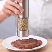全自動研磨器磨豆機調味研磨瓶USB充電不鏽鋼-贈送防潮蓋 全自動研磨器磨豆機調味研磨瓶USB充電不鏽鋼-贈送防潮蓋