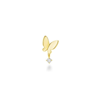 *【AHKAH】un papillon brillant diamond耳環 