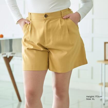AURI High Waist Elasticated Back Shorts 