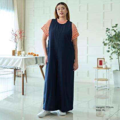 AURI Sleeveless Wide Leg Jumpsuit 