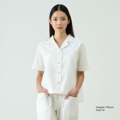 AURI Boxy-Fit Short Sleeve Shirt 