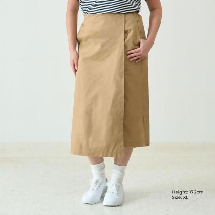 AURI Twill Midi Skorts 