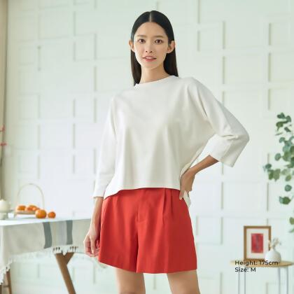 AURI Oversized Dolman Long Sleeve T-Shirt 