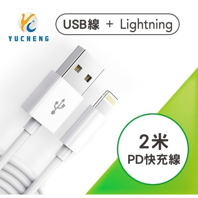蘋果充電傳輸線 PD快充線 2米USB-Lightning 一組4條 