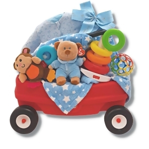 Baby Boy's Mega Fun Wagon Gift Basket