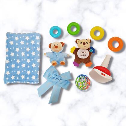Baby Boy's Mega Fun Wagon Gift Basket alternate image