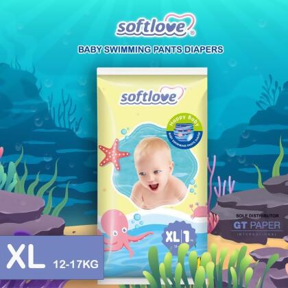 Softlove | Swimming Baby Diapers | PANTS (XL size) 1 piece 