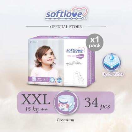 SoftLove | Platinum | baby Diaper (PANTS) XXL size - 1 pack 