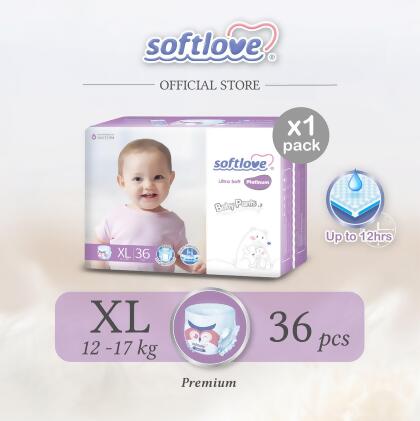 SoftLove | Platinum | baby Diaper (PANTS) XL size - 1 pack 