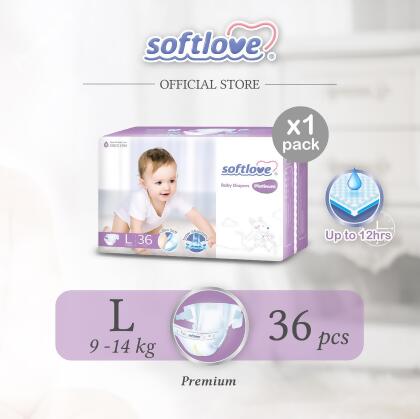 SoftLove | Platinum | baby Diaper (TAPE) L size - 1 pack 