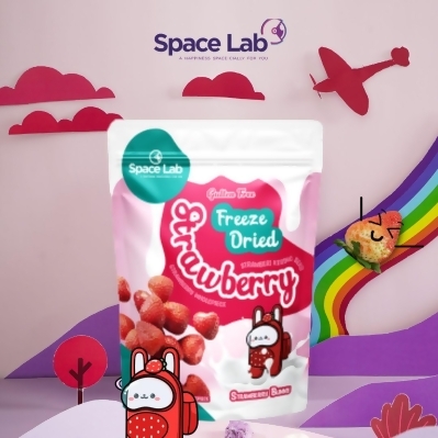 Space Lab Freeze Dried Strawberry Wholepiece (19g) 