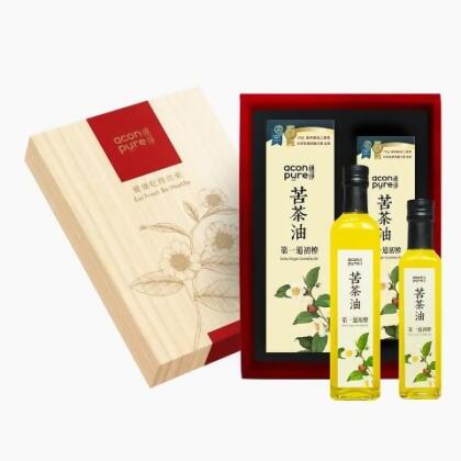 【連淨】連淨苦茶油禮盒組(500ml+250ml)母親節限定